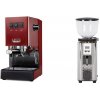 Gaggia New Classic E24, red + ECM C-Automatik 54 Gaggia New Classic E24, red + ECM C-Automatik 54