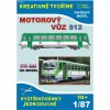 Papierový model - Motorový voz 812 Papierový model - Motorový voz 812