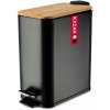 Odpadkový kôš Kadax 5 l, béžový/čierny Odpadkový kôš Kadax 5 l, béžový/čierny