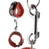 Hidden Desire Ankle Cuffs Red