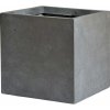 Mega Collections Kvetináč Clayfibre Cubi autentická sivá 23 x 23 x 23 cm Mega Collections Kvetináč Clayfibre Cubi autentická sivá 23 x 23 x 23 cm