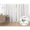 Biante Bavlnený záves Sandra SA-028 Vyznanie lásky 135x250 cm Biante Bavlnený záves Sandra SA-028 Vyznanie lásky 135x250 cm