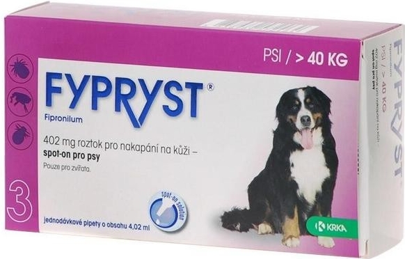 Fypryst spot-on Dog XL nad 40 kg 1 x 4,02 ml