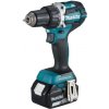 MAKITA DDF484RFJ aku bezuhlíkový skrutkovač 18V/2*3Ah, 54Nm, Makpac