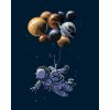ZUTY Maľovanie podľa čísel - ASTRONAUT A BALÓNY Rámovanie: vypnuté plátno na rám, Rozmer: 80x100 cm ZUTY Maľovanie podľa čísel - ASTRONAUT A BALÓNY Rámovanie: vypnuté plátno na rám, Rozmer: 80x100 cm