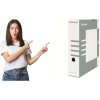 Donau archívny box sivý A4 80 mm Donau archívny box sivý A4 80 mm