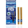 Hemper Hemp Rolls King Size s papierovým Tipom 2 ks čučoriedka