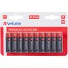 Batéria alkalická, AA-LR6 Mignon, AA, 1.5V, Verbatim, blister, 20-pack, 49877 Batéria alkalická, AA-LR6 Mignon, AA, 1.5V, Verbatim, blister, 20-pack, 49877