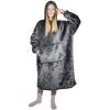 HomeLife Televízna mikina s kapucňou HOODIE sivá 88 x 112 cm 88112H HomeLife Televízna mikina s kapucňou HOODIE sivá 88 x 112 cm 88112H