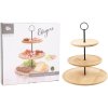 DekorStyle Bambusový servírovací stojan LUUDE 34 cm natural DekorStyle Bambusový servírovací stojan LUUDE 34 cm natural