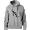 Paličky ruka - Oversized mikina dámská Moon - kratšia + širšia - XS ( Tmavosivý melír ) Paličky ruka - Oversized mikina dámská Moon - kratšia + širšia - XS ( Tmavosivý melír )