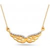 iZlato Forever Zlatý briliantový náhrdelník 0.030 ct Anjelské krídla BSBR064 iZlato Forever Zlatý briliantový náhrdelník 0.030 ct Anjelské krídla BSBR064