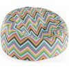 Sablio Sedací vak Cocoon Duhové klikyháky75 x 45 x 35 cm Sablio Sedací vak Cocoon Duhové klikyháky75 x 45 x 35 cm