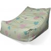 Sablio Sedací vak Lounge Srdiečka a špirály XL - 120 x 100 x 80 cm Sablio Sedací vak Lounge Srdiečka a špirály XL - 120 x 100 x 80 cm