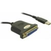 Delock 61330 USB 1.1 USB-A zástrčka paralelná zdierka DB25 0,8m černý Delock 61330 USB 1.1 USB-A zástrčka paralelná zdierka DB25 0,8m černý