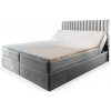 Manželská boxspring posteľ s úložným priestorom Murlo 160x200 - svetlosivá Manželská boxspring posteľ s úložným priestorom Murlo 160x200 - svetlosivá