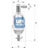 PALIVOVÝ FILTER UFI 5008879 14776301 14776401 1477660 PALIVOVÝ FILTER UFI 5008879 14776301 14776401 1477660