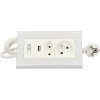Predlžovací kábel s vypínačom ORNO OR-AE-1328 2x250V AC a USB Predlžovací kábel s vypínačom ORNO OR-AE-1328 2x250V AC a USB