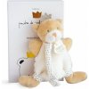 DouDou ET Compagnie Perlidoudou Medvedík držiak na dudlík OL15cm DouDou ET Compagnie Perlidoudou Medvedík držiak na dudlík OL15cm
