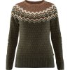 FJÄLLRÄVEN Övik Knit Sweater W Deep Forest - S FJÄLLRÄVEN Övik Knit Sweater W Deep Forest - S