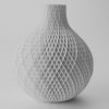 Váza Diamond Farba produktu: Biela, Výška vázy: XL-280mm Váza Diamond Farba produktu: Biela, Výška vázy: XL-280mm