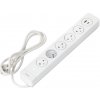 ORNO Napájacia lišta 5x zásuvka + USB nabíjačky 1,5m ORNO Napájacia lišta 5x zásuvka + USB nabíjačky 1,5m