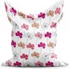 Sablio Sedací vak Ružové kvietie - 200x140 cm Sablio Sedací vak Ružové kvietie - 200x140 cm
