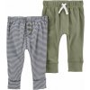 CARTER'S Tepláky Green&Stripes chlapec LBB 2ks 12m CARTER'S Tepláky Green&Stripes chlapec LBB 2ks 12m