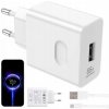 RÝCHLA NABÍJAČKA 66W BIELA SIEŤOVÁ USB NABÍJAČKA PRE HUAWEI A HONOR S 1M USB-C KÁBLOM RÝCHLA NABÍJAČKA 66W BIELA SIEŤOVÁ USB NABÍJAČKA PRE HUAWEI A HONOR S 1M USB-C KÁBLOM