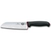 Victorinox Kuchynský nôž Santoku DUAL GRIP 17 cm čierny 5.2523.17D