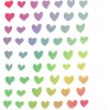 Tenké nálepky na nechty srdiečka 1021 Tenké nálepky na nechty srdiečka 1021