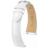 Kožený remienok Hirsch London 04207109-2, biely, aligátoria koža, Quick Release 17 mm Kožený remienok Hirsch London 04207109-2, biely, aligátoria koža, Quick Release 17 mm