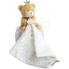 Plyšový medvedík na maznanie Bear Little King Perlidoudou Doudou et Compagnie hnedý 10 cm v darčekovom balení od 0 mes Plyšový medvedík na maznanie Bear Little King Perlidoudou Doudou et Compagnie hnedý 10 cm v darčekovom balení od 0 mes