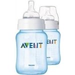 AVENT Fľaša modrá PP 2x260ml