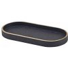 GenWare Servírovací podnos, drevená dyha, oválny, čierny, dĺžka: 230 mm, šírka: 110 mm GenWare Servírovací podnos, drevená dyha, oválny, čierny, dĺžka: 230 mm, šírka: 110 mm