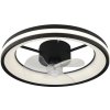 Stropný ventilátor Globo Gatian s osvetlením LED 30W 2215lm 2700-6500K Ø49,5cm čierny/transparentný s diaľkovým ovládaním Stropný ventilátor Globo Gatian s osvetlením LED 30W 2215lm 2700-6500K Ø49,5cm čierny/transparentný s diaľkovým ovládaním