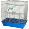 Small Animals Klietka TOM 1 60 x 37 x 64 cm chrom/modra Small Animals Klietka TOM 1 60 x 37 x 64 cm chrom/modra