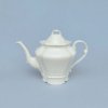 Kanvica čajová porcelánová biela reliéfna Opera 1,2 l Český porcelán Dubí Kanvica čajová porcelánová biela reliéfna Opera 1,2 l Český porcelán Dubí