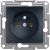 Zásuvka 2P+T/16A/250V (SS) antracit Asfora (Schneider) Zásuvka 2P+T/16A/250V (SS) antracit Asfora (Schneider)