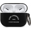 Karl Lagerfeld Rue St Guillaume silikónové puzdro pre Airpods Pro, čierne 57983103060 Karl Lagerfeld Rue St Guillaume silikónové puzdro pre Airpods Pro, čierne 57983103060