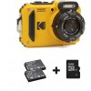 Kodak WPZ2 Yellow Bundle - fotoaparát + SD karta a 2x náhradné batérie Kodak WPZ2 Yellow Bundle - fotoaparát + SD karta a 2x náhradné batérie