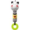 Plyšová pískacia hračka s hryzátkom Baby Ono zebra Zack Plyšová pískacia hračka s hryzátkom Baby Ono zebra Zack