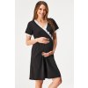 Anda dojčiaca nočná košieľka Lilia krátka čierna Anda dojčiaca nočná košieľka Lilia krátka čierna