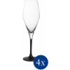 Villeroy & Boch Pohár na šampanské 0,26 l, 4 ks Manufacture Rock Villeroy & Boch Pohár na šampanské 0,26 l, 4 ks Manufacture Rock