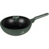Panvica wok s pokrievkou a titánovým povrchom 28 cm Matte Green Collection Panvica wok s pokrievkou a titánovým povrchom 28 cm Matte Green Collection