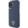 Guess PU Grained Triangle Logo Apple iPhone 16 GUHMP16SPGTSPSB Blue