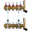 Mosazný rozdělovač s automatickým odvzdušněním - 5 cestný (06431408) Mosazný rozdělovač s automatickým odvzdušněním - 5 cestný (06431408)