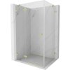 MEXEN/S - Lunar sprchovací kút dvere krídlové ľavá 95 x 70, transparent, zlato kartáčovaná 834-095-070-55-00-L MEXEN/S - Lunar sprchovací kút dvere krídlové ľavá 95 x 70, transparent, zlato kartáčovaná 834-095-070-55-00-L