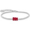 Thomas Sabo A2187-052-10 Silver Tennis náramek With Red Gold Bear 16-19 cm Thomas Sabo A2187-052-10 Silver Tennis náramek With Red Gold Bear 16-19 cm