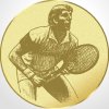 D2-30E/G - Emblém (pr.50mm) tenis zlatý - 5 cm D2-30E/G - Emblém (pr.50mm) tenis zlatý - 5 cm